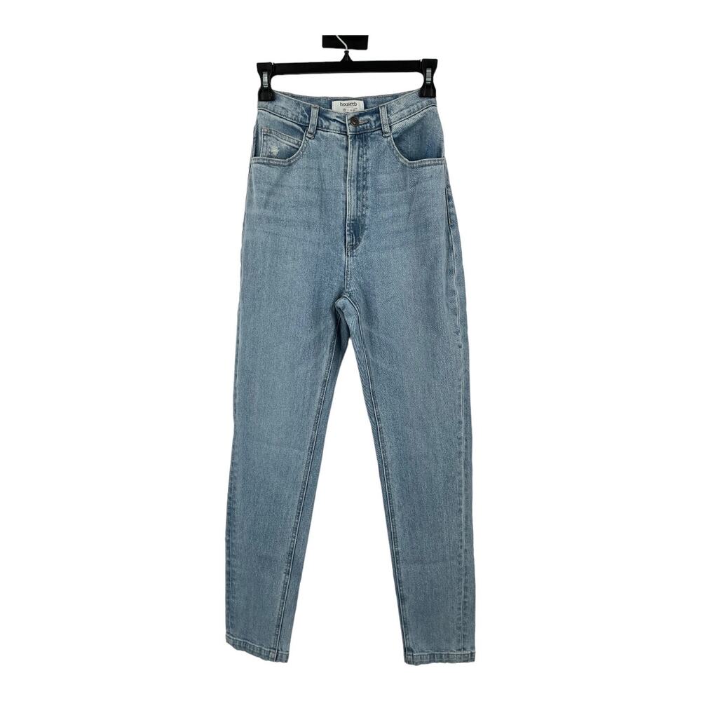 House of CB Jeans Bria Pale Blue High Waist Denim X-Small XS